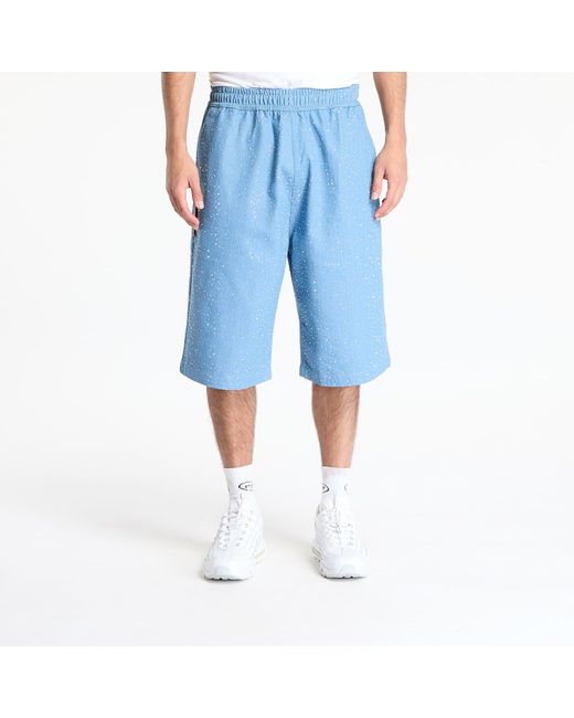 Pleasures Shorts Glitter Baggy Denim Shorts in Blue für Herren