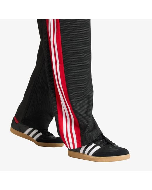 Adidas Originals Sweatbroeken Adidas Loose Mesh Tracksuit Bottoms in het Black voor heren