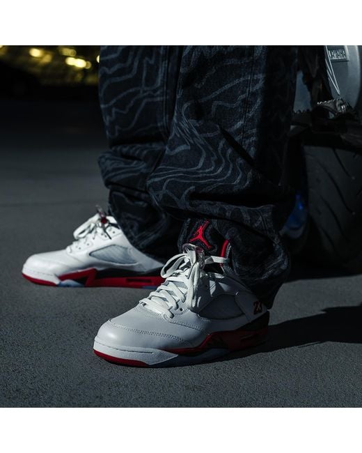 Sneakers Air 5 Retro Og "Fire" (Hq7978-101) Fire- Eur di Nike in White da Uomo