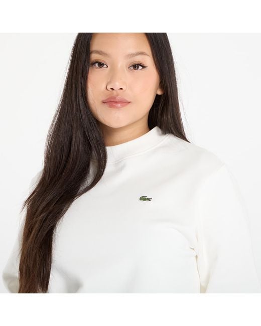 Lacoste Sweatshirt Sweatshirt in het White