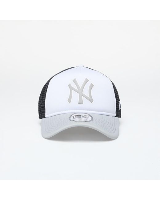 KTZ White New York Yankees 9forty Trucker Gray/ Navy