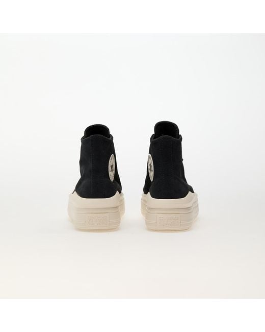 Converse Black Sneakers Chuck Taylor All Star Move Platform Colorful Suede Shadow Woods/ Egret/ Eur