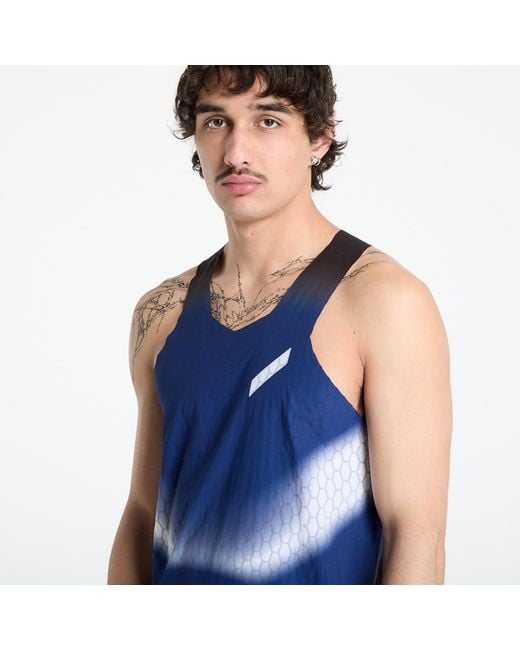 Soar Running Blue Vest Graphene Top for men