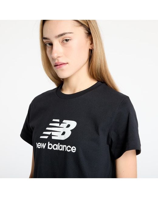 New Balance Black T-Shirt S/S Jersey