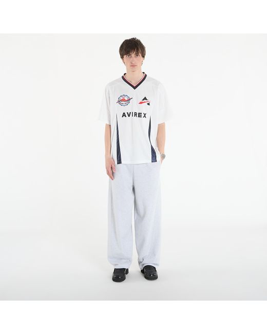 Avirex Jersey Jersey in het White voor heren