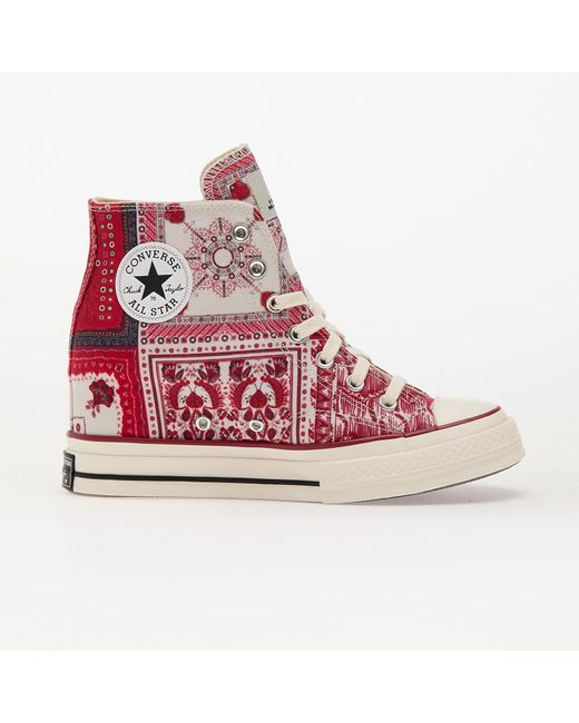 Converse Red Sneakers X Isabel Marant Chuck 70 Wedge Vanilla Ice/ Eur