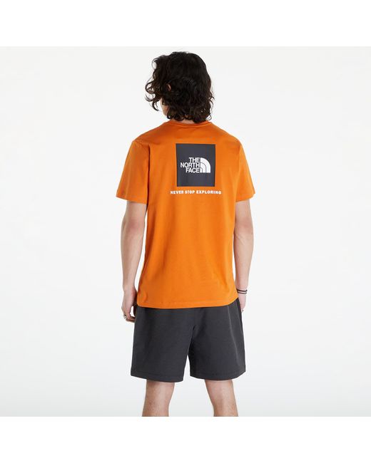 Maglietta / Redbox Tee di The North Face in Orange da Uomo