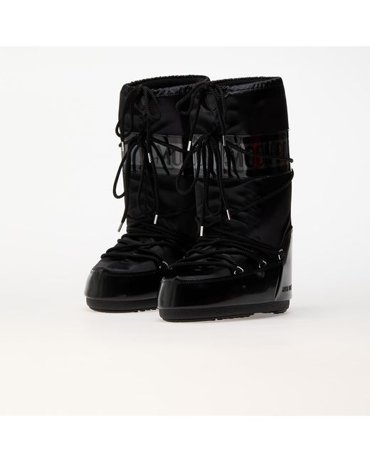Moon Boot Black Shoes Icon Glance