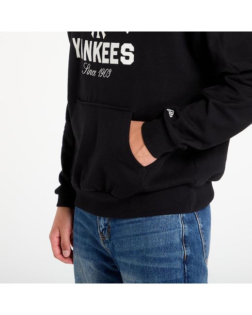 KTZ Black Sweatshirt Mlb Heritage Hoodie New York Yankees