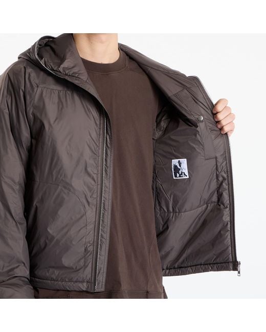 Rick Owens Brown Jacket Sealed Windbreaker for men