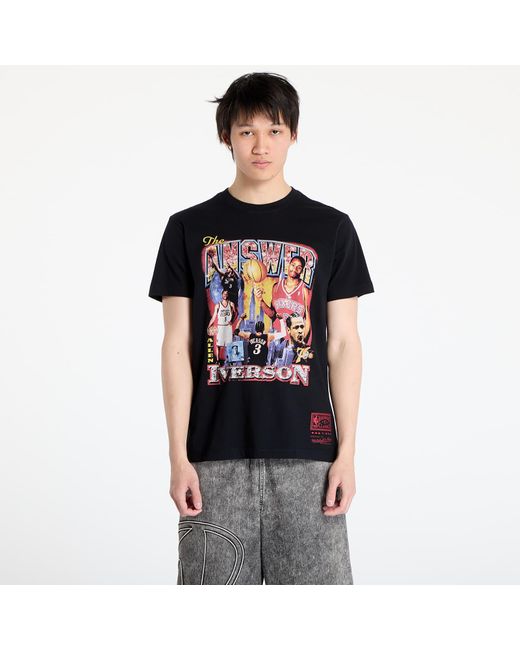 Mitchell & Ness T-Shirt Nba 76Ers Allen Iverson Bootleg Tee in Black für Herren