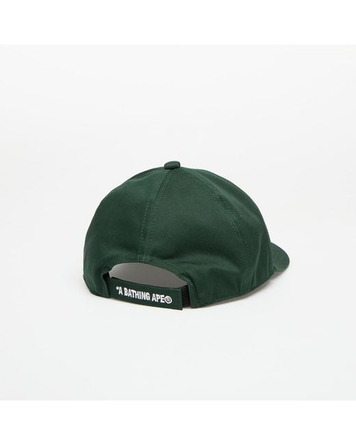 A Bathing Ape Green Logo Cap