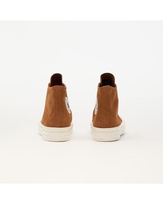 Sneakers Chuck 70 Colorful Suede Warm Tan/ Egret di Converse in Brown