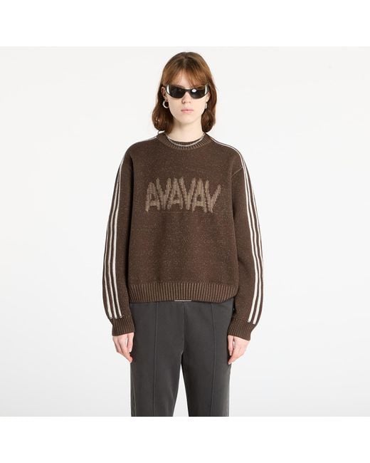 Adidas Originals Brown Sweater Adidas X Avavav Sweater Umber/ Blabro
