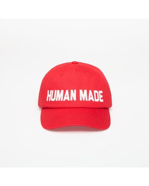 Human Made Red 5Panel Twill Cap