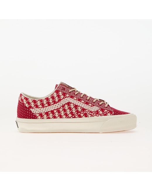 Vans Red Sneakers Lx Old Skool 36 Ek Chili Pepper/ Dove