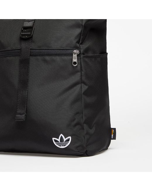 adidas Originals Premium Essential Rolltop Backpack in Black Lyst
