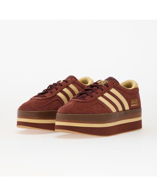 Adidas Originals Sneakers Adidas Gazelle Stack W Fox/ Tint/ Gum Eur in het Brown