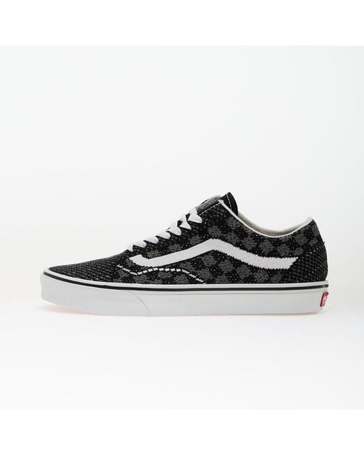 Vans Black Sneakers Old Skool Ek Checkerboard/ Pewter Eur