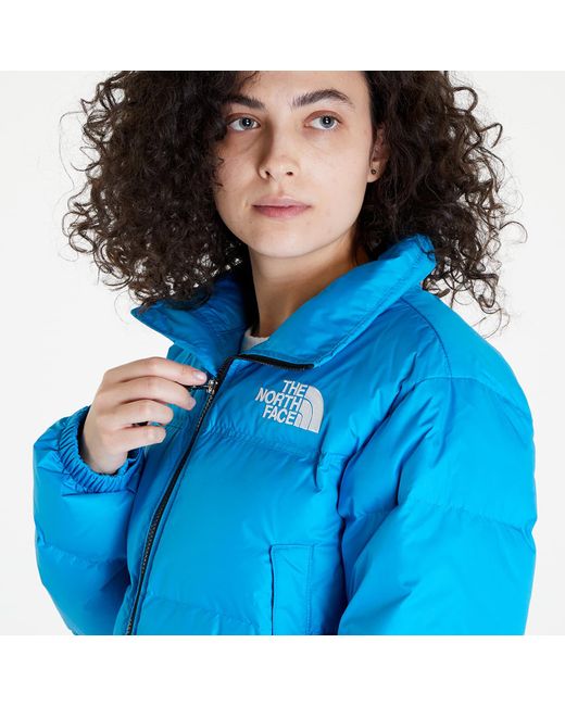 Nuptse short jacket acoustic e di The North Face in Blue