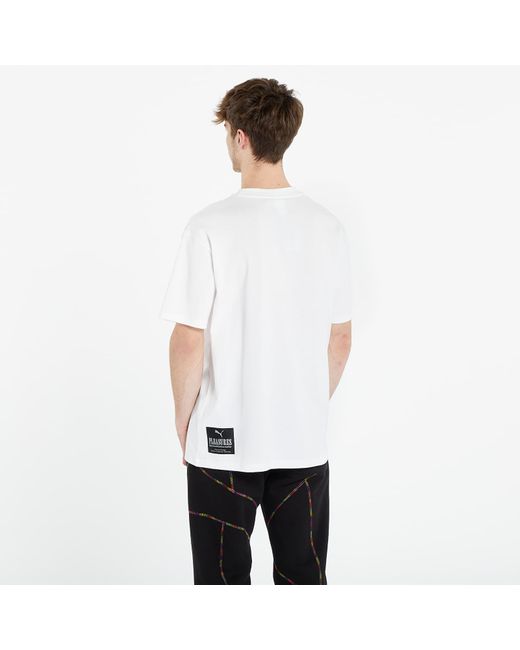 Maglietta X Pleasures Graphic T-Shirt di PUMA in White da Uomo