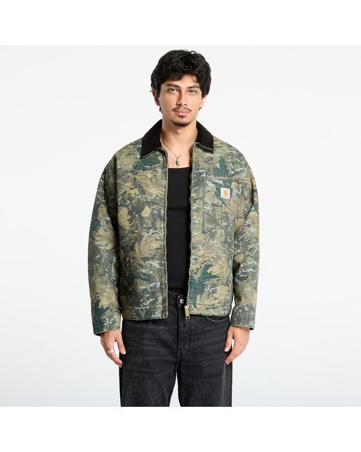 Carhartt Green Jacke Og Detroit Jacket Camo Combi/ Stone Washed