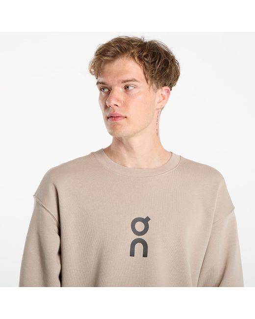 On Shoes Sweatshirt Club Crew in Brown für Herren
