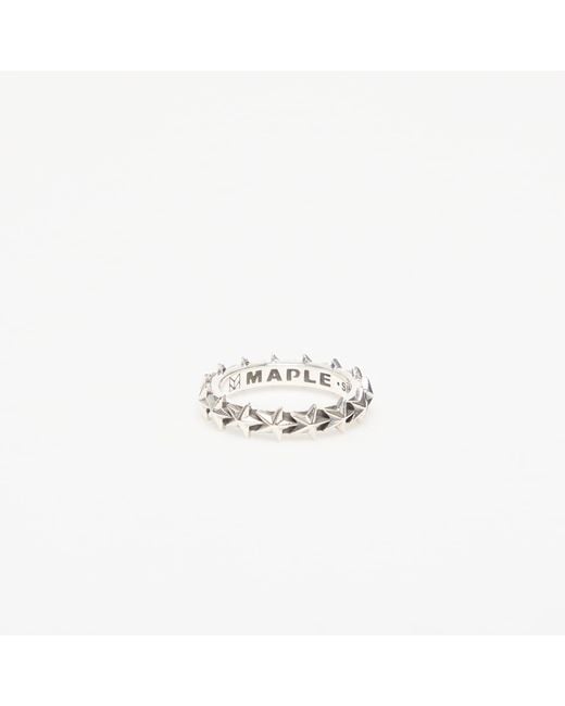 Maple White Star Ring