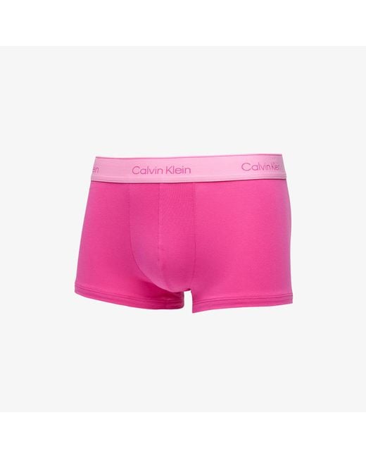 Calvin Klein Boxershorts Low Rise Trunk 5-Pack in Green für Herren