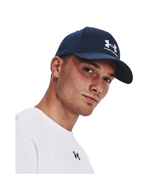 Under Armour Mütze Branded Lockup Adj in Blue für Herren