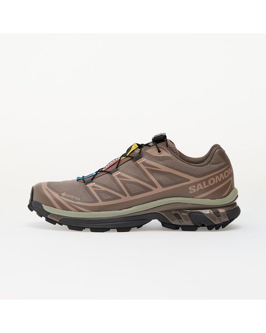 SALOMON ADVANCED Brown Sneakers Salomon Xt-6 Gtx Iron/ Etherea/ Seagrass Eur
