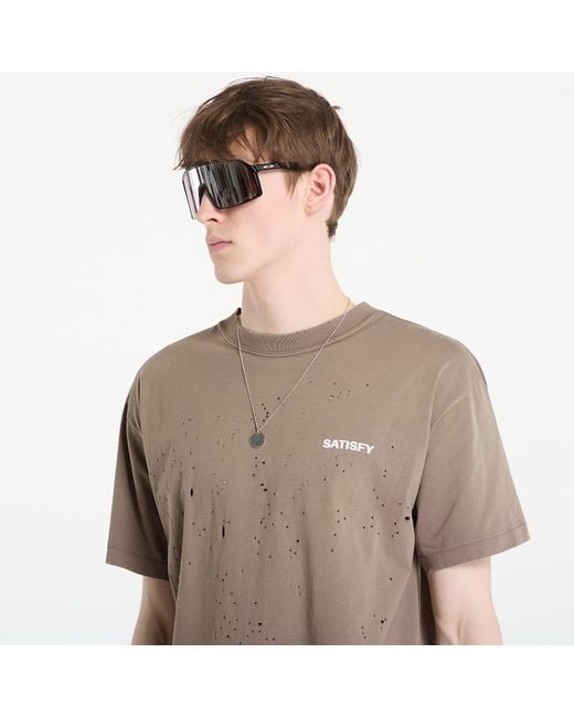 Satisfy T-Shirt Mothtech T-Shirt in het Gray voor heren