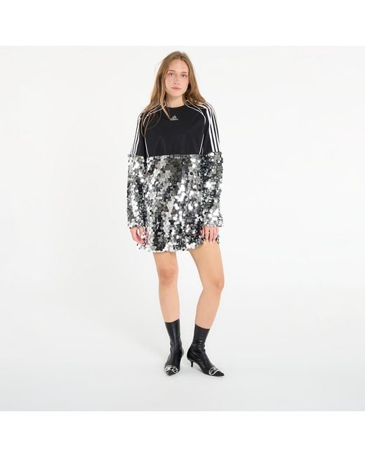 Adidas Originals Black Adidas Adilenium Season 4 Teamgeist Sequins Mini Dress