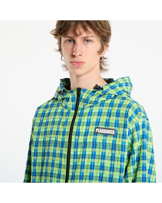 Pleasures Green Jacket Practice Hooded Jacket for men