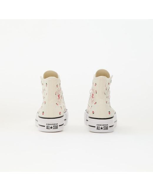 Baskets chuck taylor all star lift egret/ soft red/ white eur 36.5 Converse