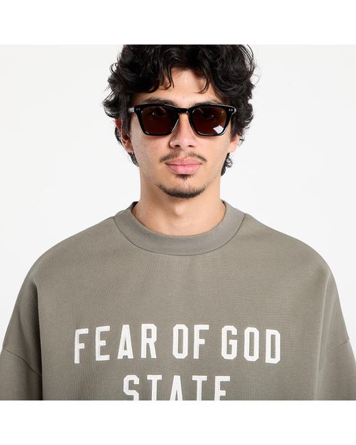 Felpa 90's Crewneck di Fear Of God in Gray da Uomo