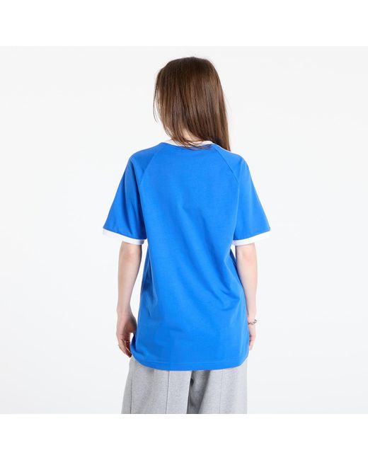 Adidas Originals Blue T-Shirt Adidas 3-Stripes Tee