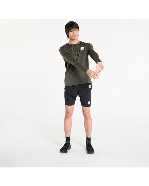 Saysky T-Shirt Statement Pace Long Sleeve in het Gray voor heren