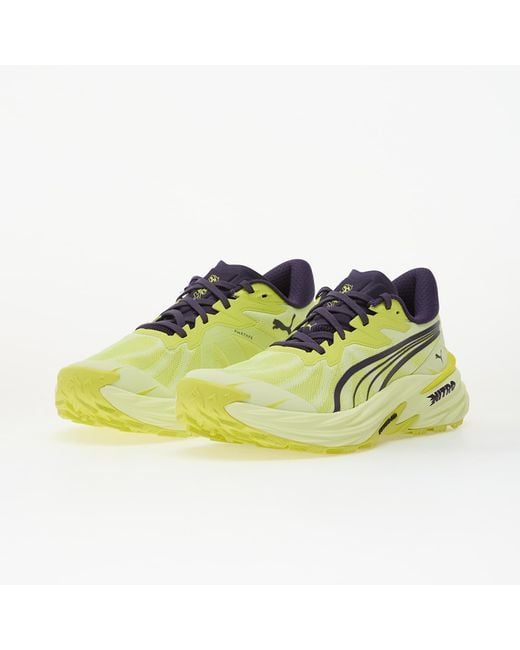 PUMA Yellow Sneakers Fast-Trac Nitro 4 Apple Spritz/ Lux Lime/ Plum for men