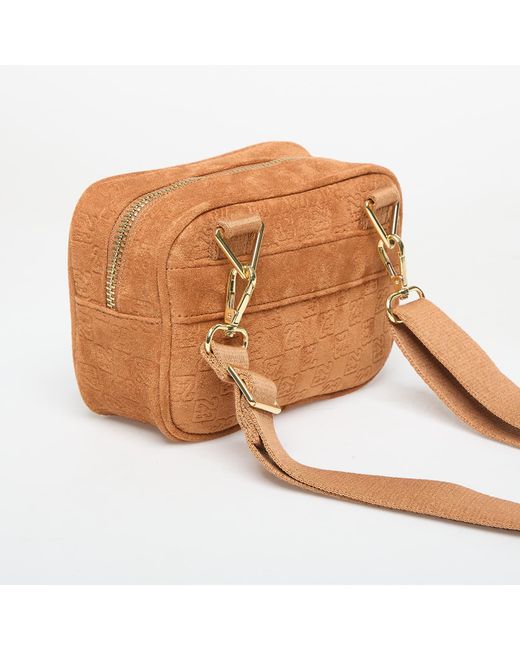Borsa Jam Suede Monogram Camera Bag di Nike in Brown
