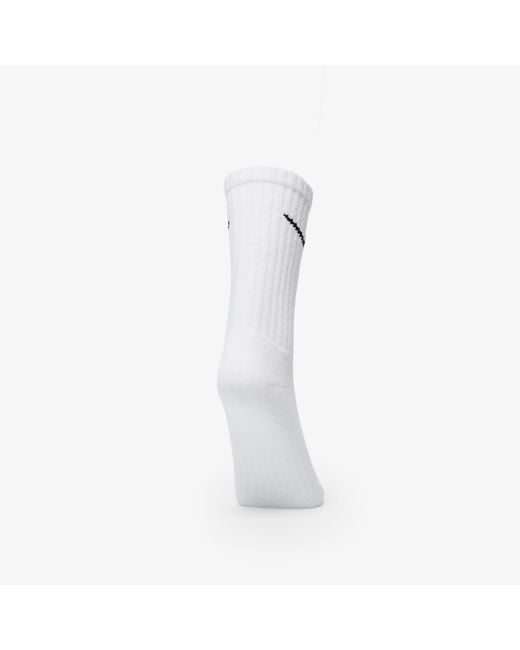 Nike White Cushioned training crew socks 3-pack