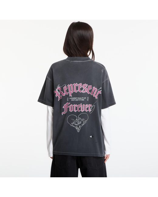 Represent T-Shirt Duality T-Shirt in het Black