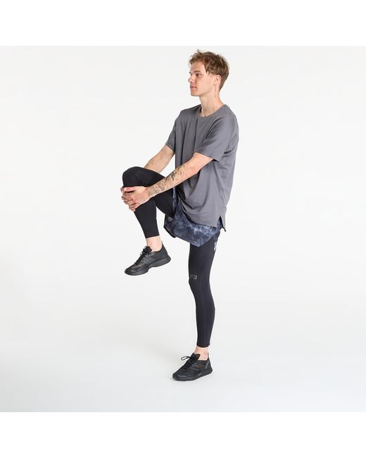 Y-3 T-Shirt M Run Ss Tee in het Blue voor heren