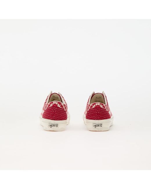 Vans Red Sneakers Lx Old Skool 36 Ek Chili Pepper/ Dove