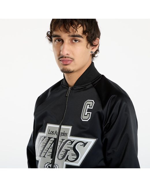 Veste nhl maxxed out satin jacket kings wayne gretzky m Mitchell & Ness pour homme en coloris Black