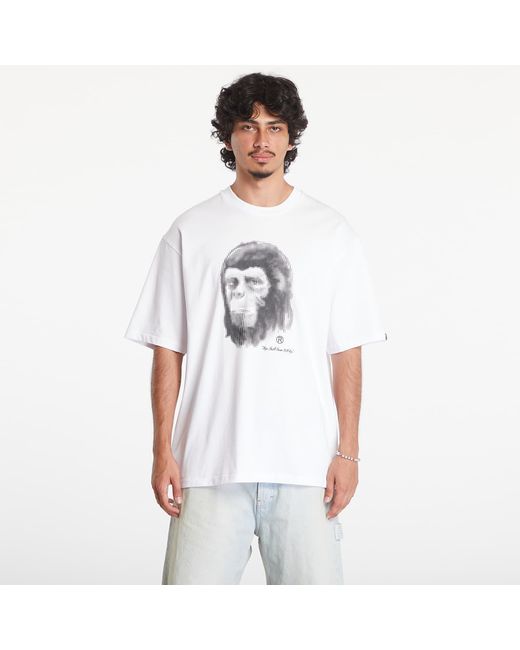 T-shirt pixel comic ape head relaxed fit short sleeve tee xxl A Bathing Ape pour homme en coloris White