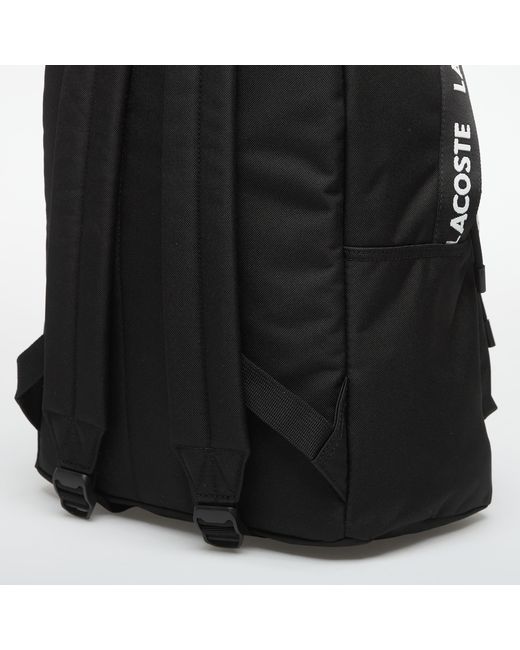 Zaino Backpack Pimento di Lacoste in Black
