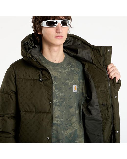 Daily Paper Green Jacket Monogram Puffer Jacket