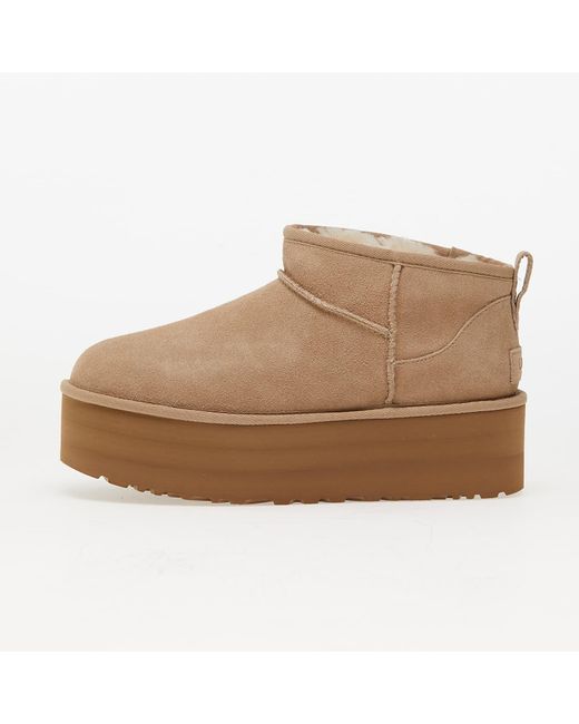 Ugg Natural Sneakers W Classic Ultra Mini Platform
