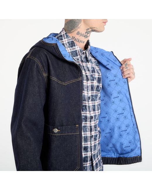 BBCICECREAM Jas Icecream Western Panelled Zip Through Denim Jacket in het Blue voor heren